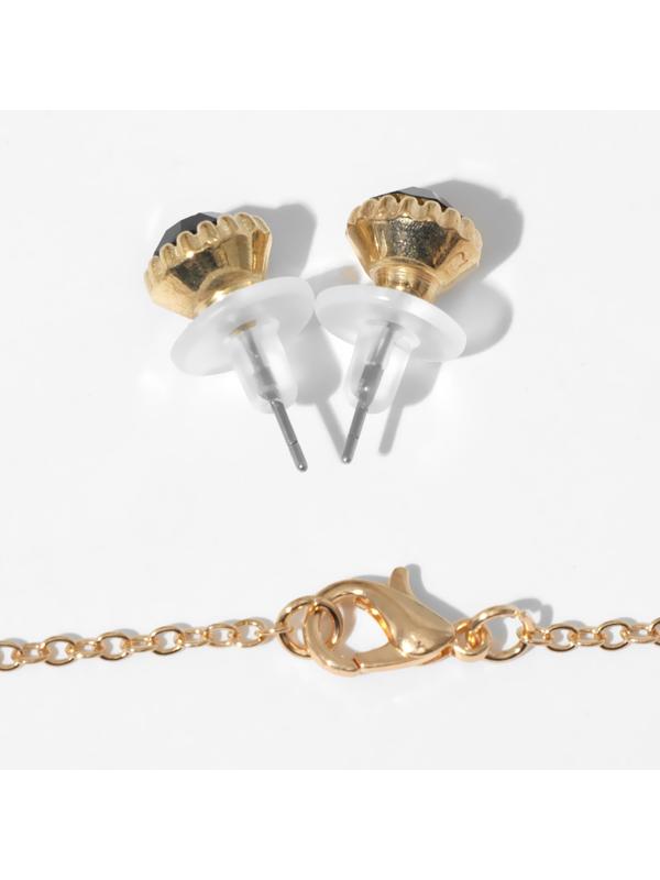 Гарнитур 2 предмета: серьги, кулон 