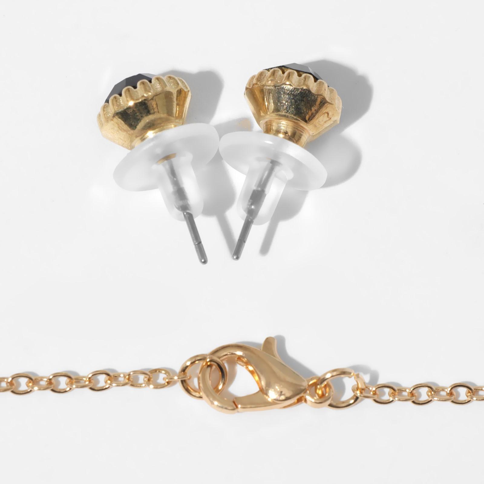 Гарнитур 2 предмета: серьги, кулон 