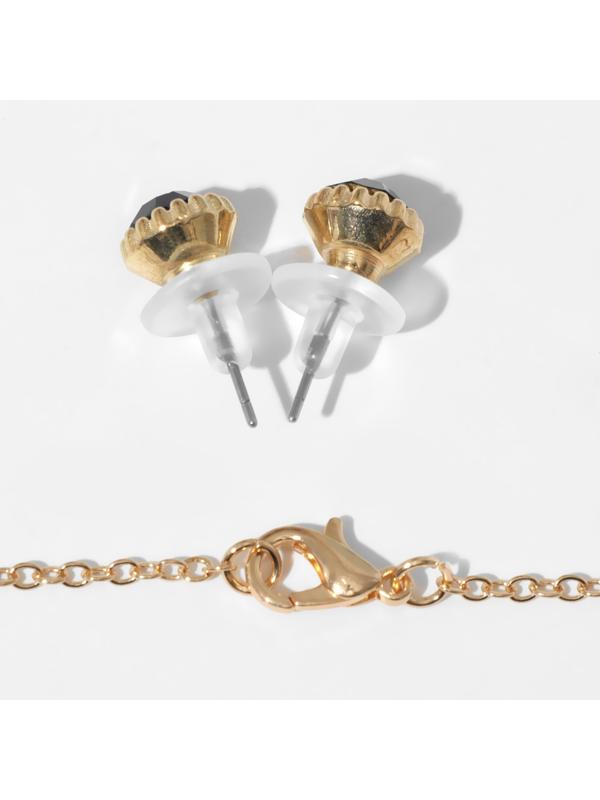 Гарнитур 2 предмета: серьги, кулон 