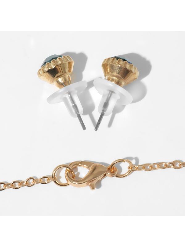 Гарнитур 2 предмета: серьги, кулон 