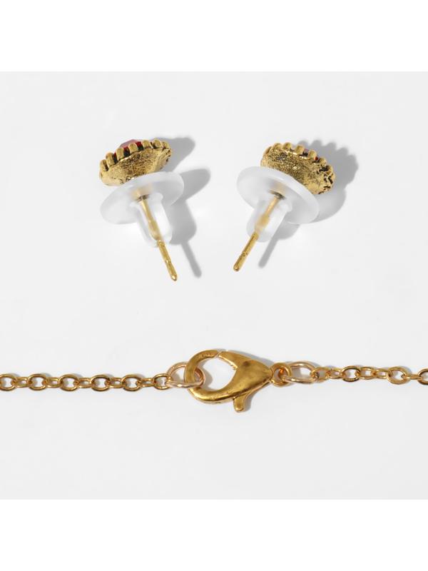 Гарнитур 2 предмета: серьги, кулон 