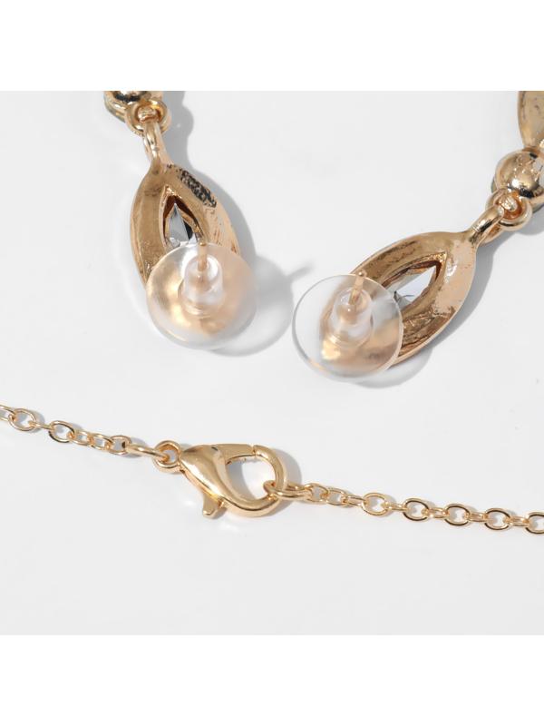 Гарнитур 2 предмета: серьги, кулон 