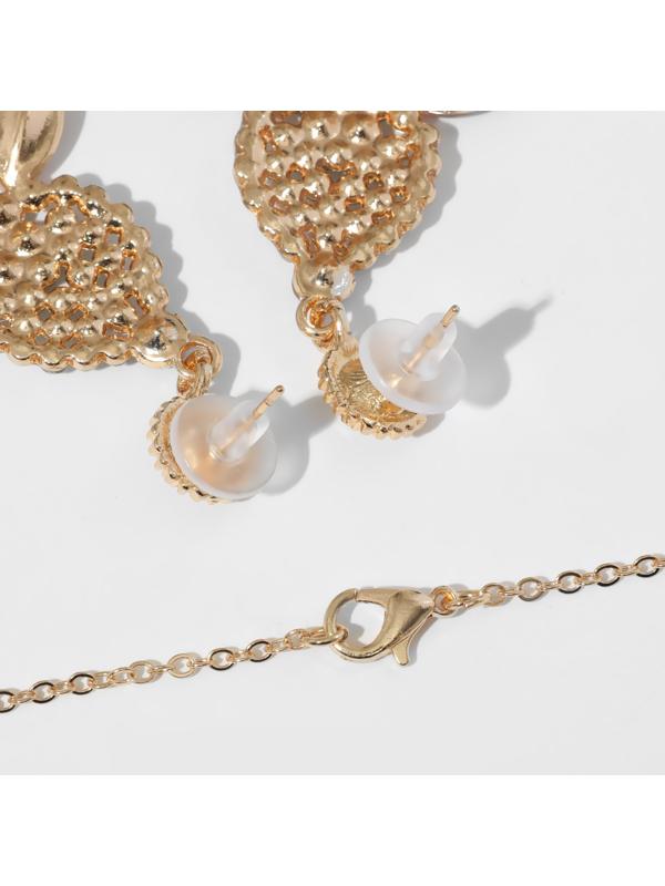 Гарнитур 2 предмета: серьги, кулон 