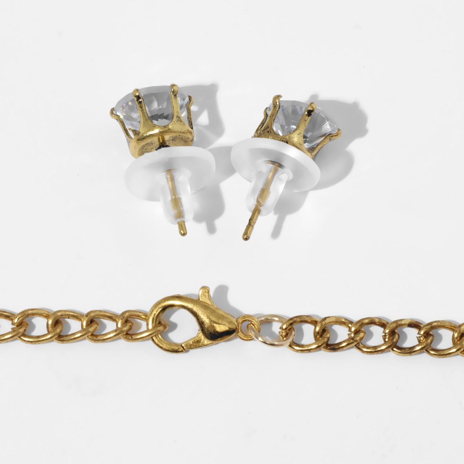 Гарнитур 2 предмета: серьги, кулон 