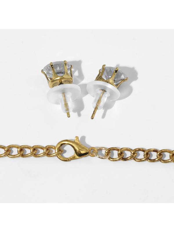 Гарнитур 2 предмета: серьги, кулон 