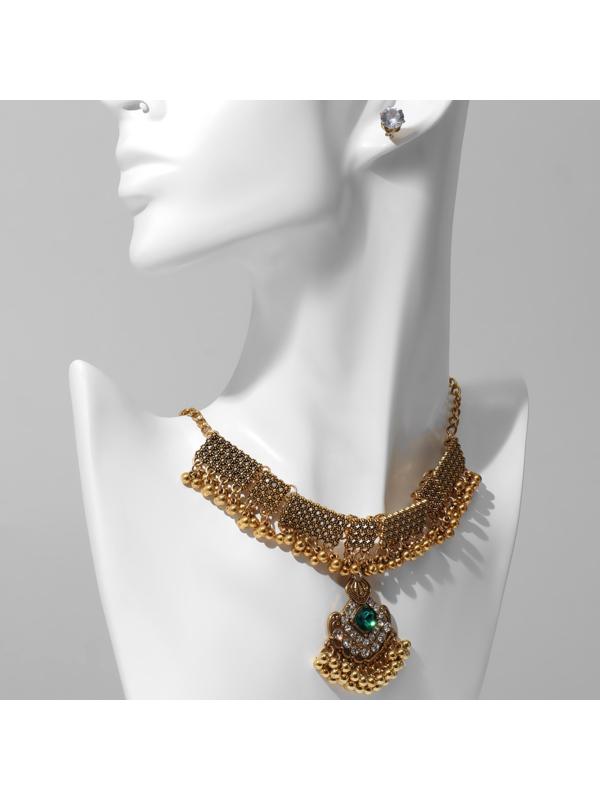 Гарнитур 2 предмета: серьги, кулон 