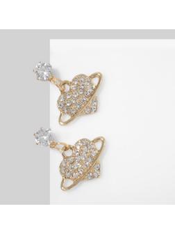 Серьги со стразами 