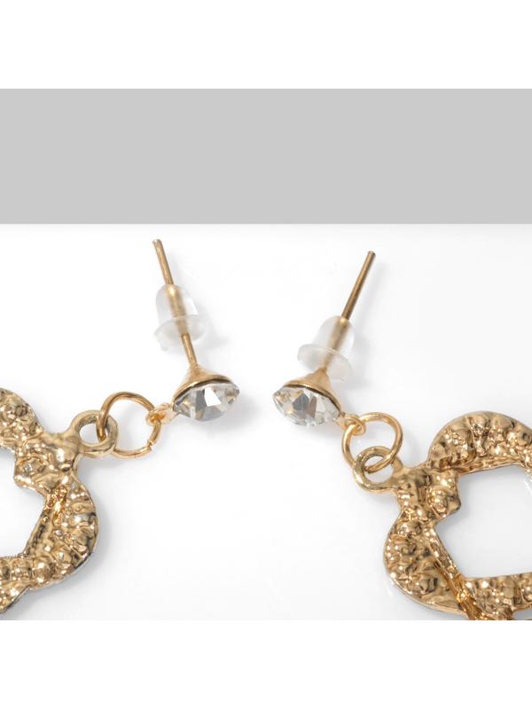 Серьги со стразами 