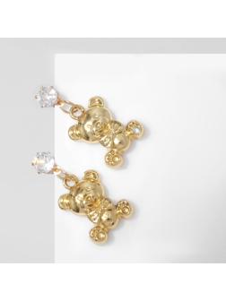 Серьги со стразами 