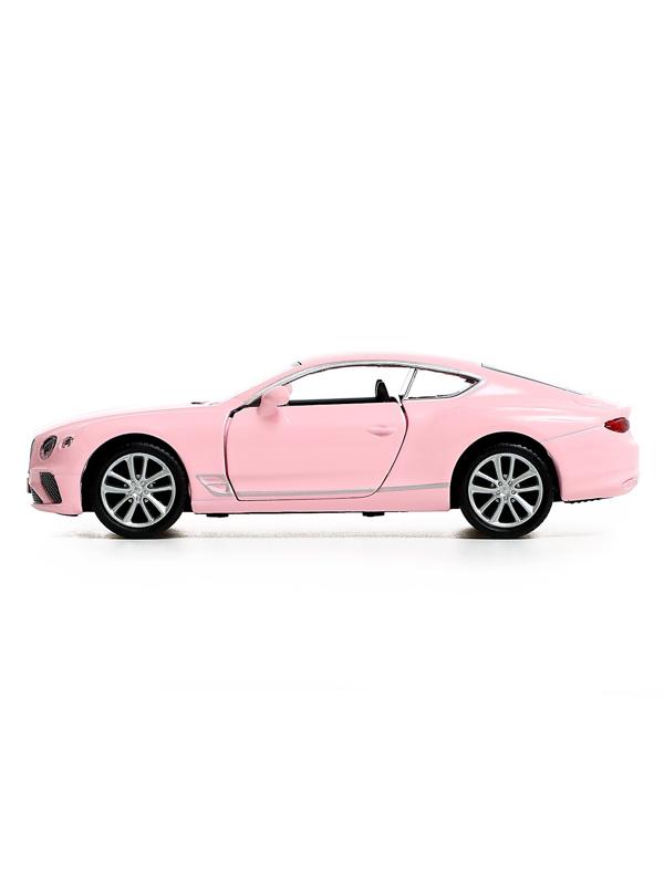 Машина металлическая BENTLEY CONTINENTAL GT, 1:32, инерция, цвет матовый розовый