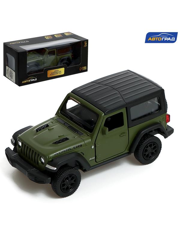 Машина металлическая JEEP WRANGLER, 1:32, инерция, цвет матовый зелёный