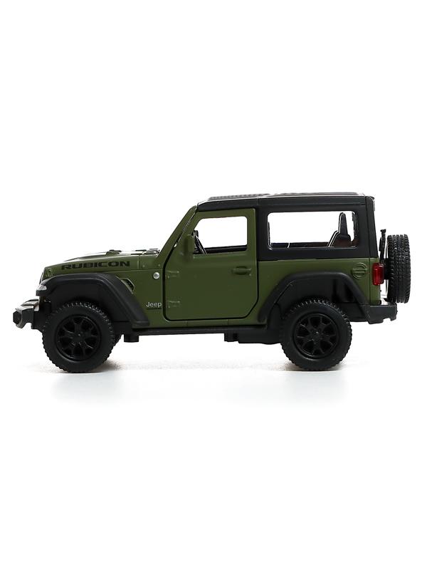 Машина металлическая JEEP WRANGLER, 1:32, инерция, цвет матовый зелёный