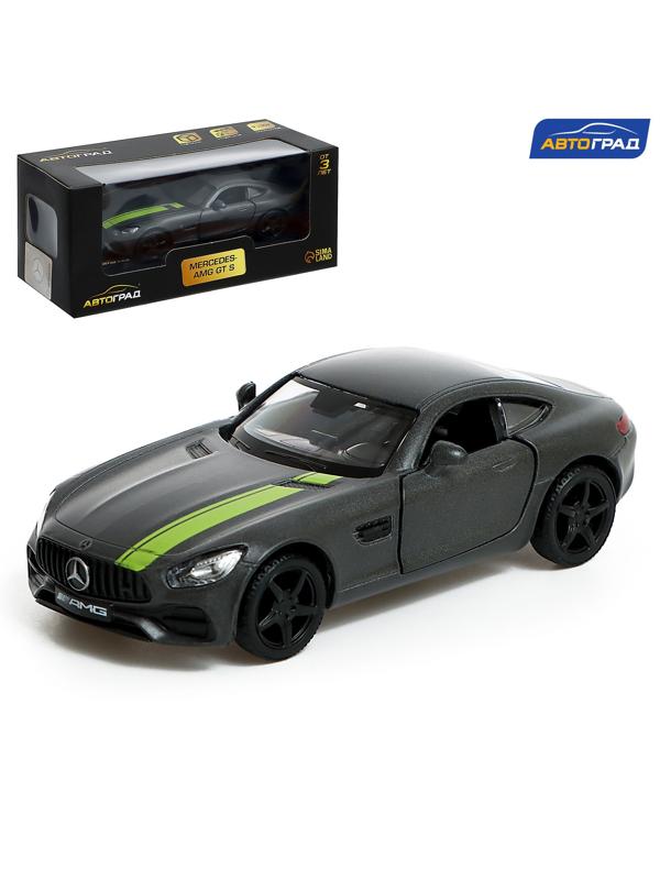 Машина металлическая MERCEDES-AMG GT S, 1:32, инерция, цвет матовый серый