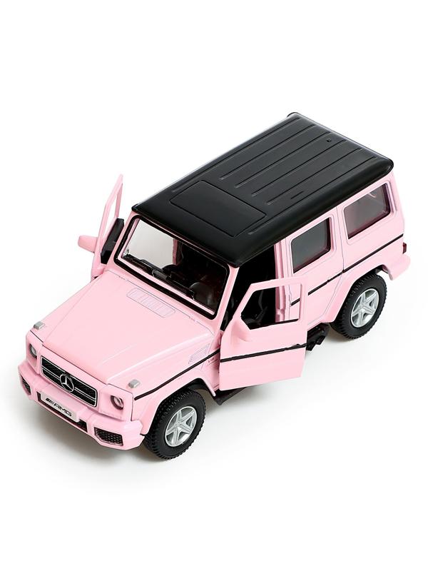 Машина металлическая MERCEDES-BENZ G63 AMG, 1:32, инерция, цвет матовый розовый