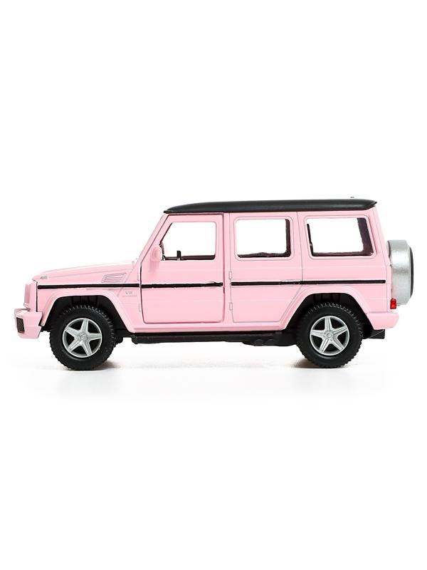 Машина металлическая MERCEDES-BENZ G63 AMG, 1:32, инерция, цвет матовый розовый