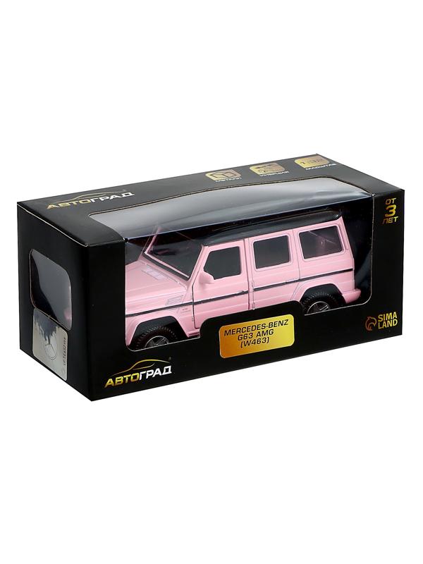 Машина металлическая MERCEDES-BENZ G63 AMG, 1:32, инерция, цвет матовый розовый