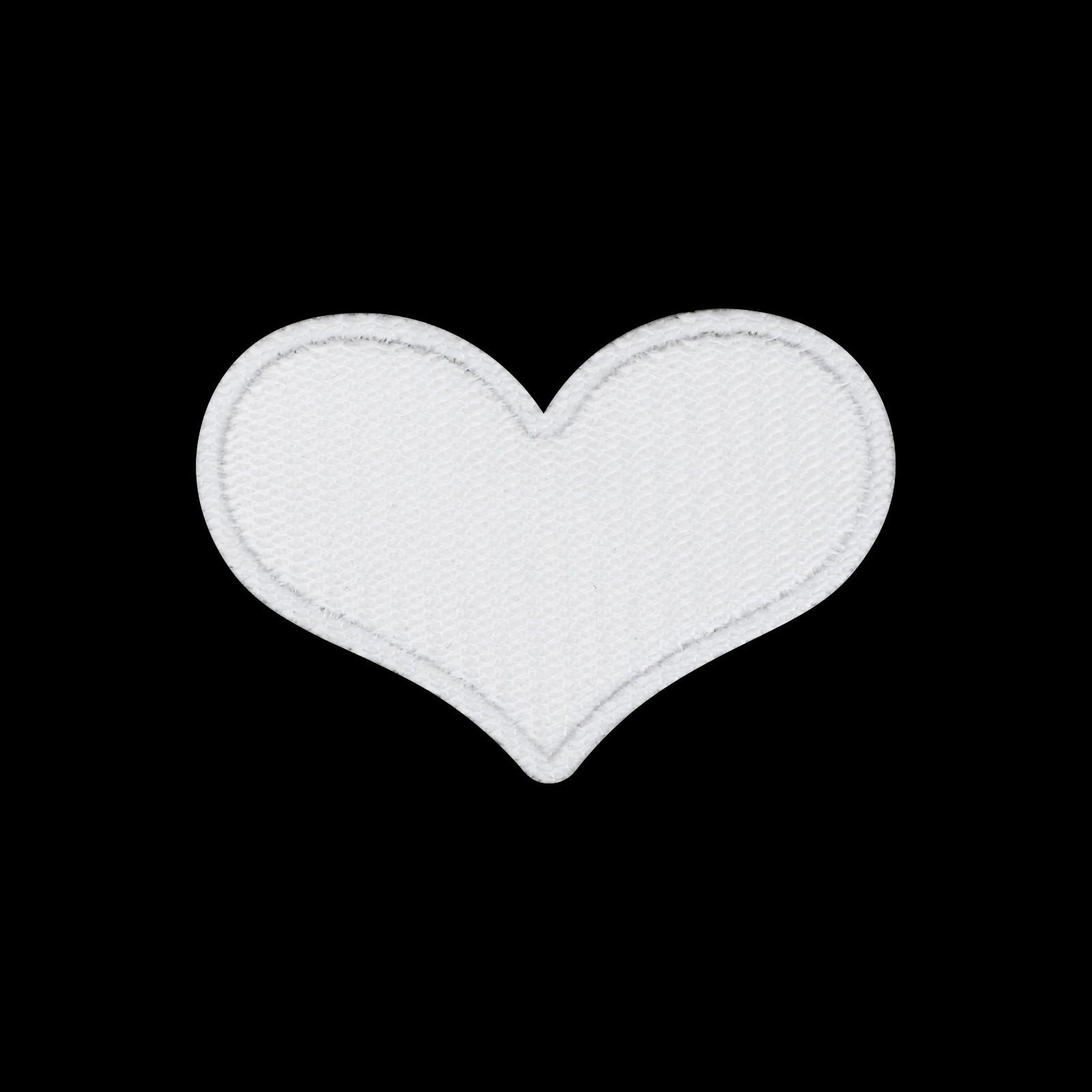 Аппликация «Сердечко», 3,9 × 2,7 см, 10 шт, цвет розовый