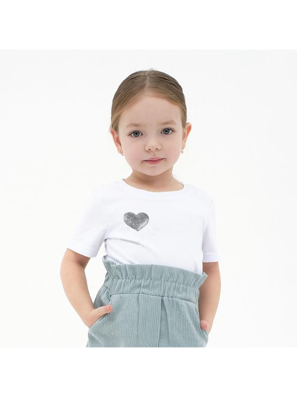 Аппликация «Сердце», 3,7 × 2,8 см, 10 шт, цвет серебряный