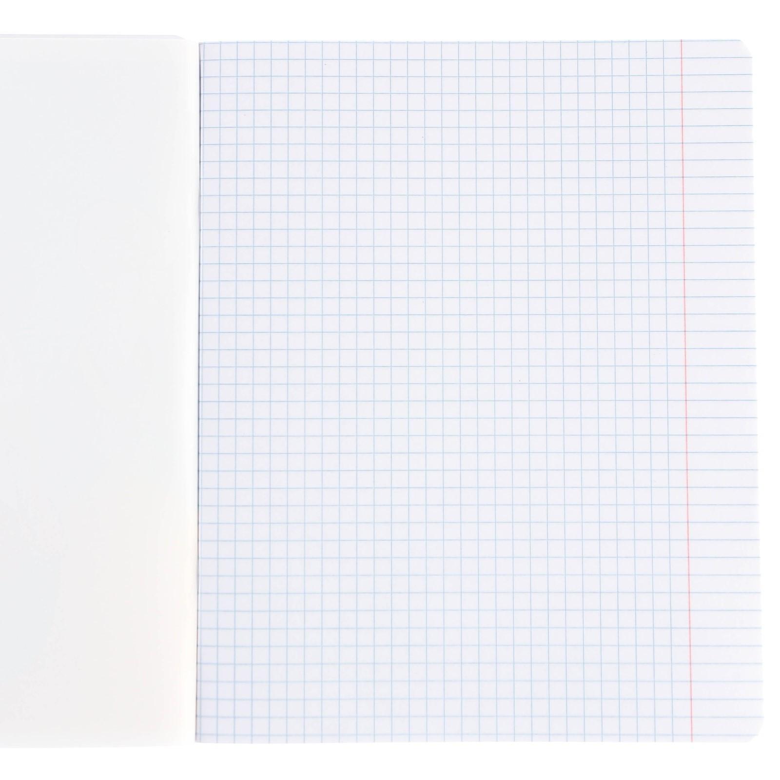 Тетрадь 24 листа, 5 видов МИКС, клетка, тиснение, Минни Маус