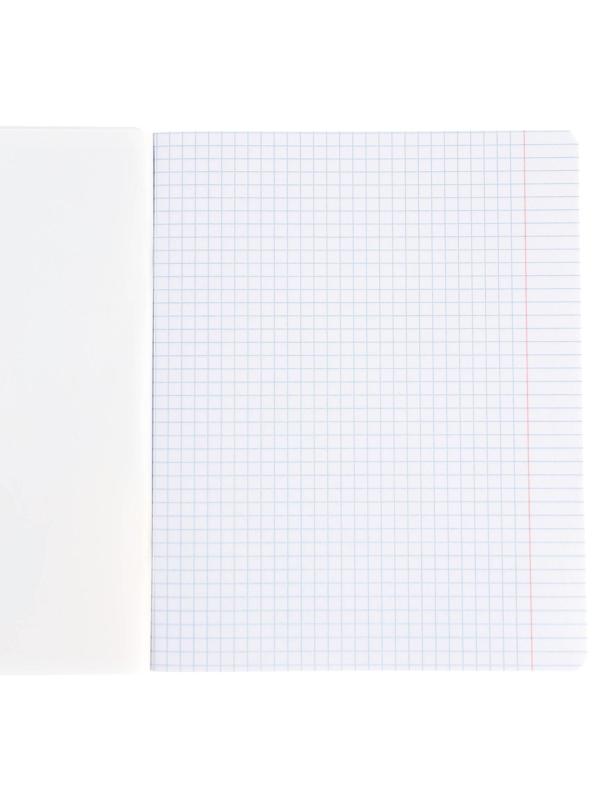 Тетрадь 24 листа, 5 видов МИКС, клетка, тиснение, Минни Маус