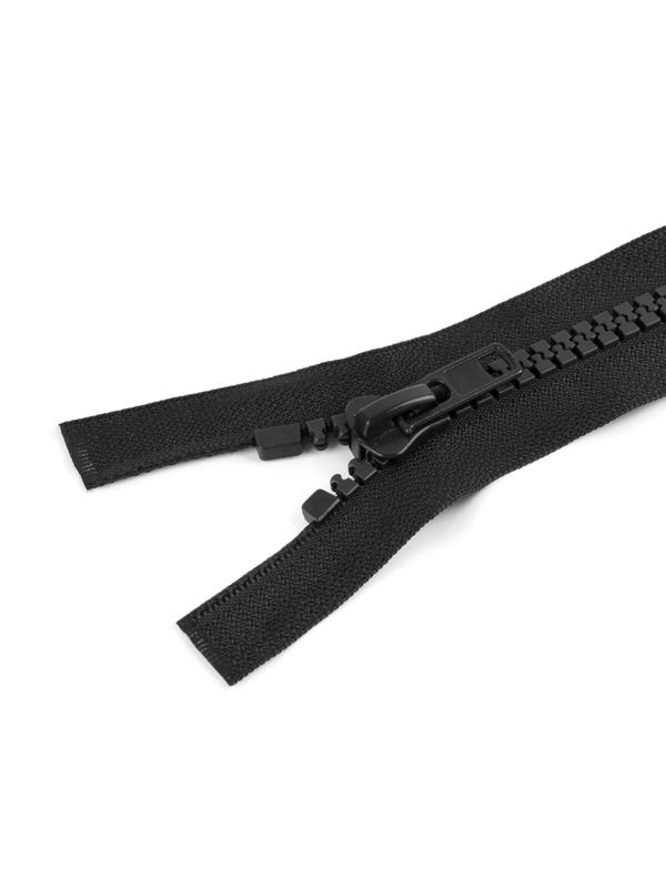 Молния разъёмная «Трактор», №10, разъёмная, замок автомат, 80 см, цвет чёрный