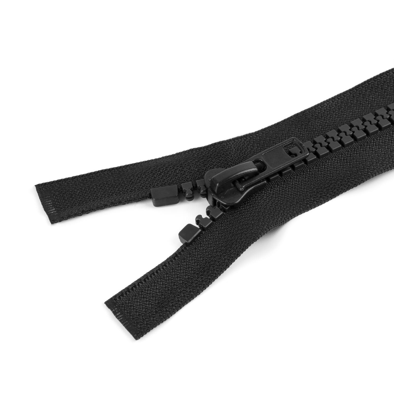 Молния разъёмная «Трактор», №10, 2 бегунка, замки автомат, 110 см, цвет чёрный