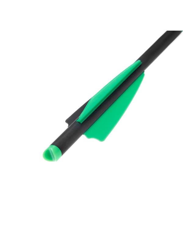 Стрела арбалетная, карбоновая Centershot Toxic Carbon, 41 см, Half Moon Nock