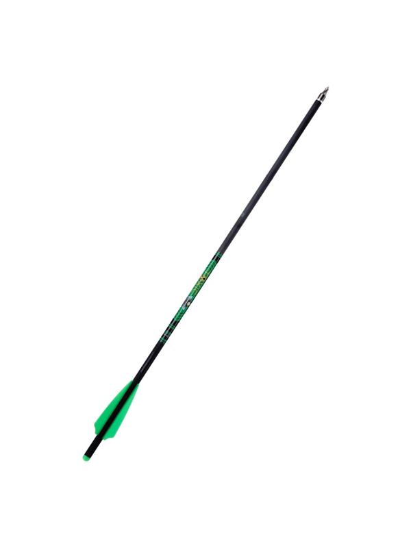 Стрела арбалетная, карбоновая Centershot Toxic Carbon, 56 см, Half Moon Nock