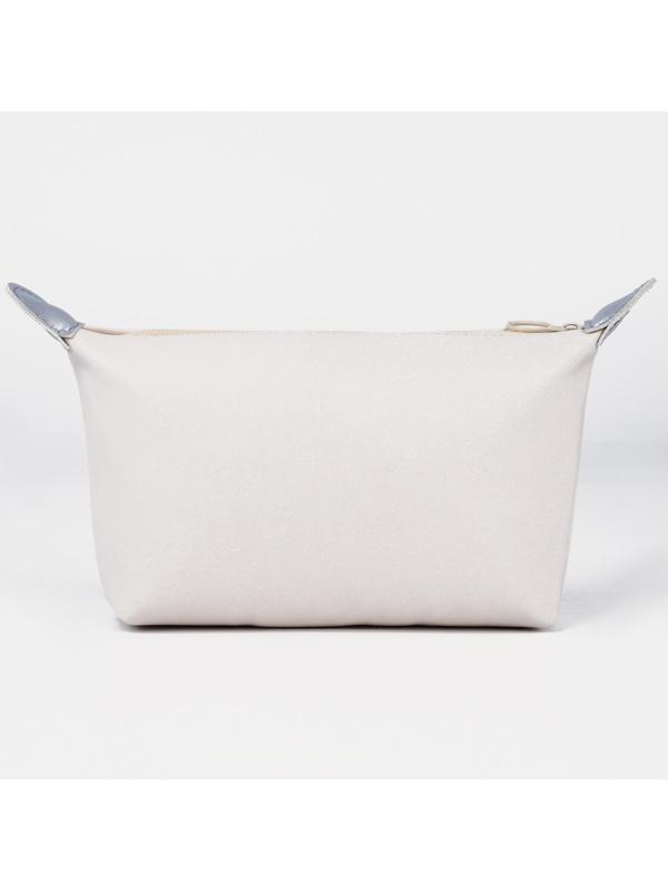 Косметичка на молнии, с подкладом, цвет бежевый