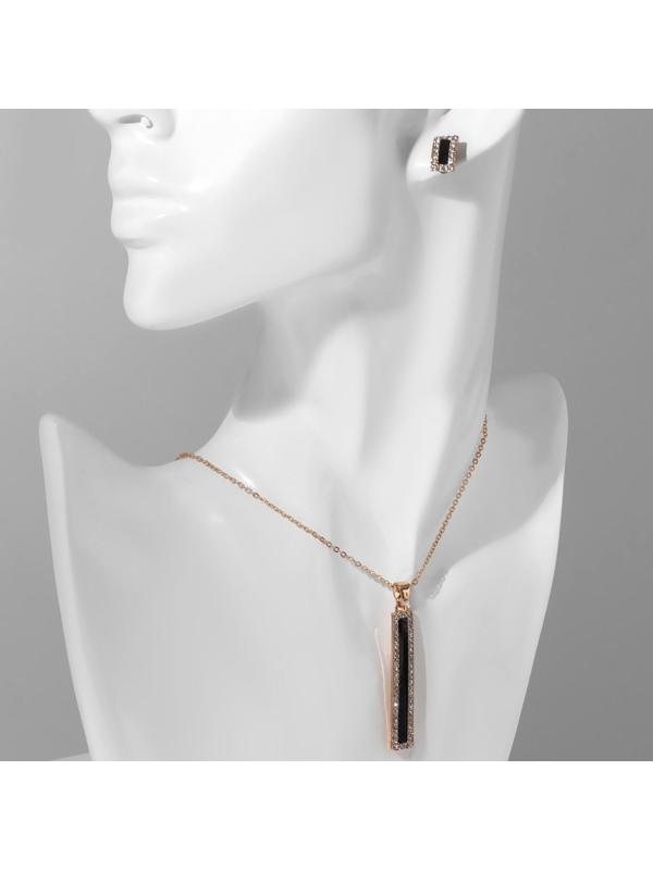 Гарнитур 2 предмета: серьги, кулон 