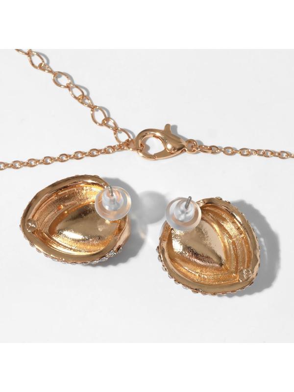 Гарнитур 2 предмета: серьги, кулон 