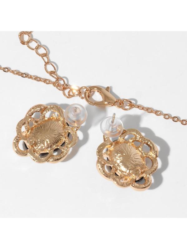 Гарнитур 2 предмета: серьги, кулон 