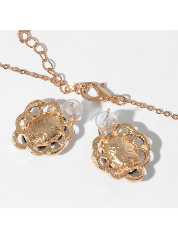 Гарнитур 2 предмета: серьги, кулон 