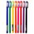 Набор шариковых ручек 8 цветов, корпус софтач, в цвет стержня, 1 мм, в блистере