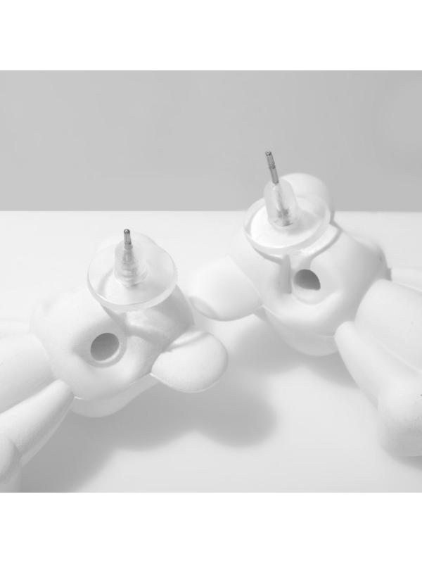 Серьги пластик 