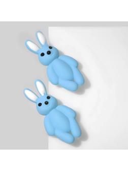 Серьги пластик 