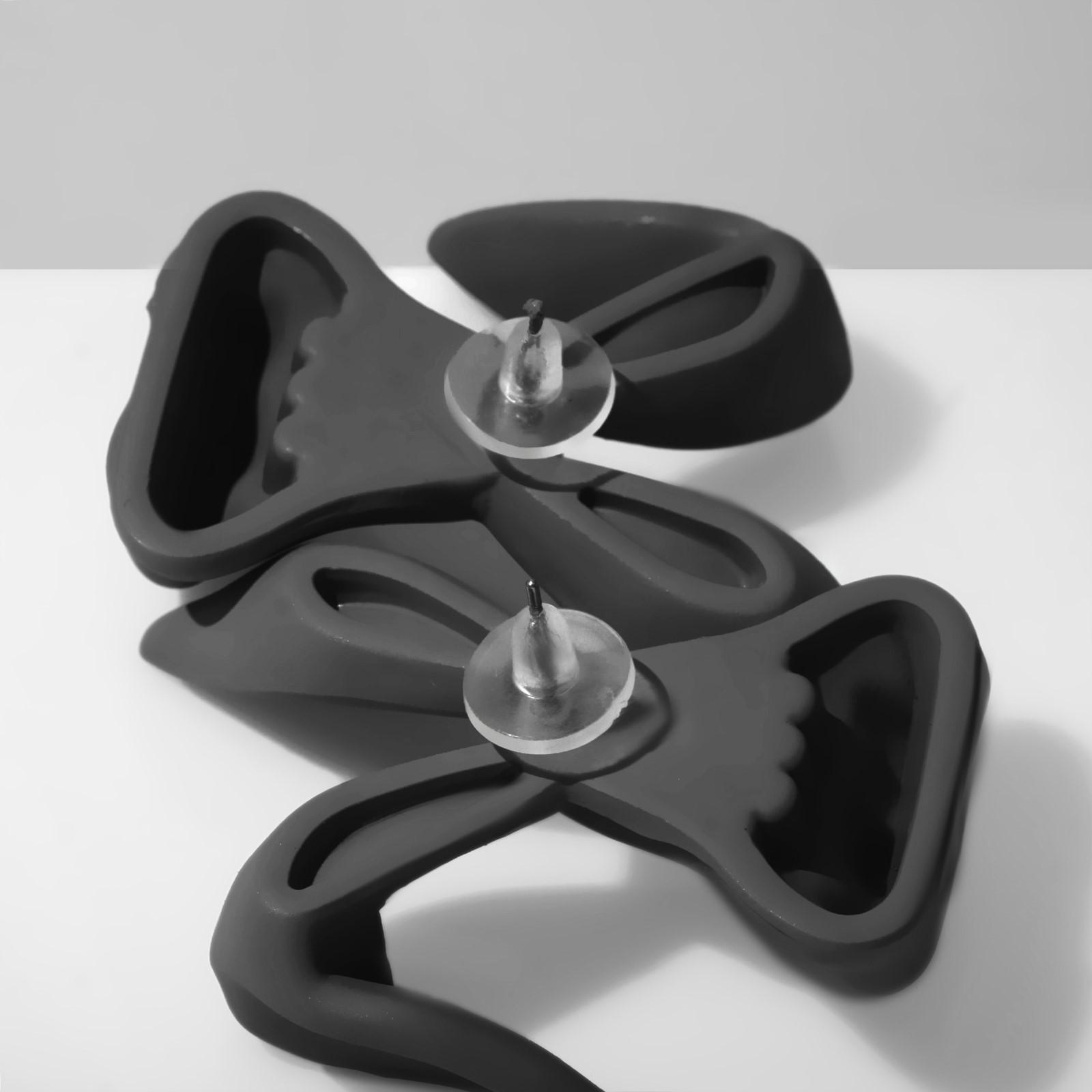 Серьги пластик 