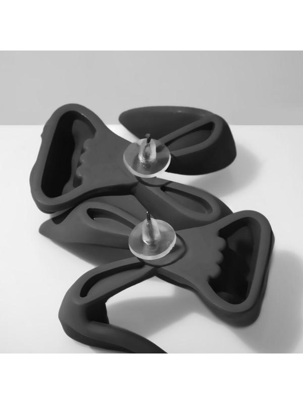 Серьги пластик 