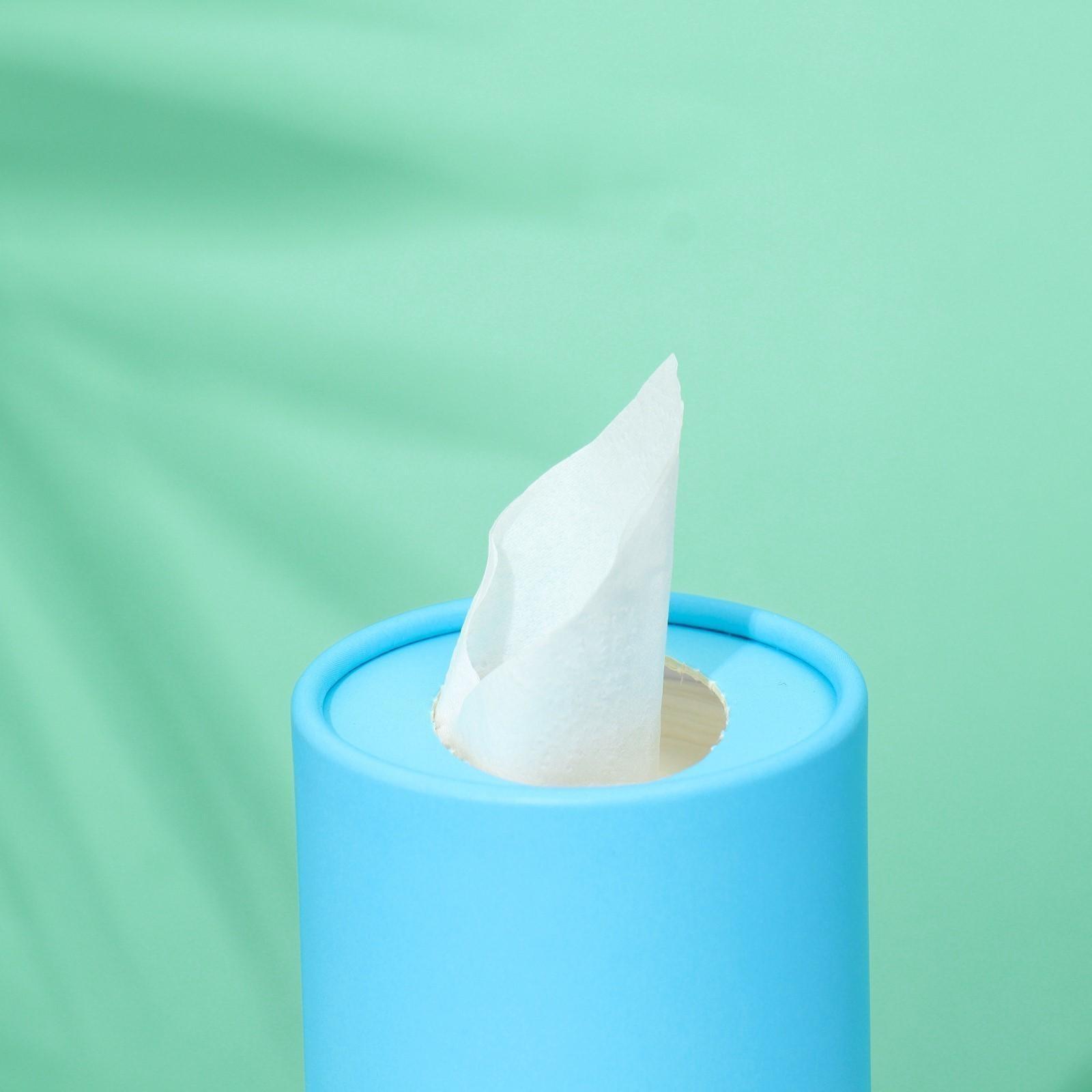 Салфетки в тубусе 50 шт, 2 слоя 