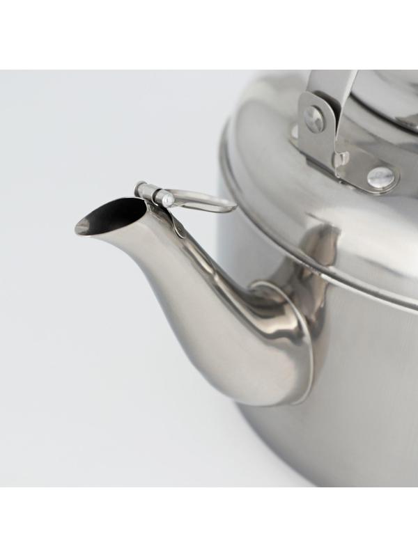 Чайник из нержавеющей стали, 3 л, цвет хромированный