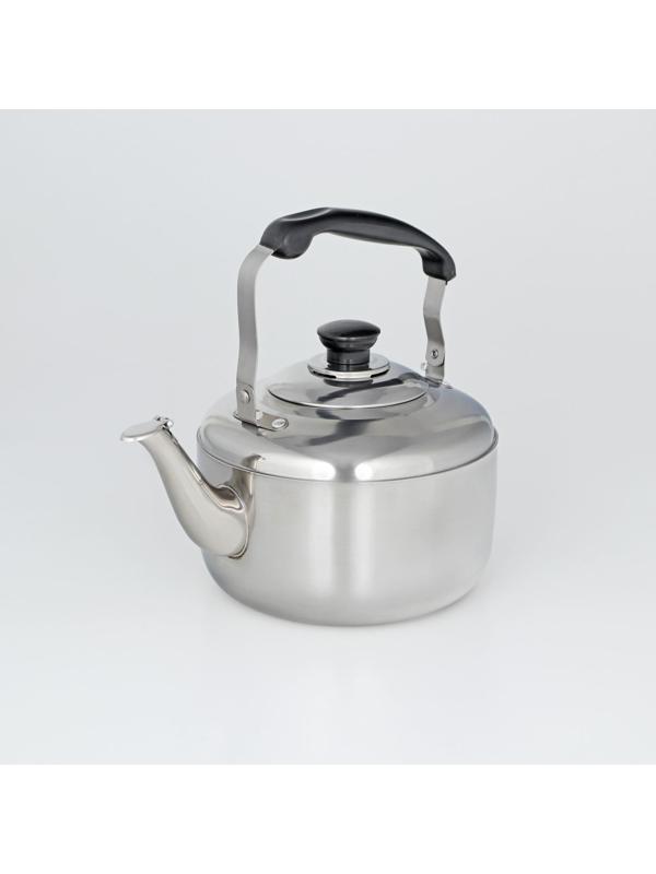 Чайник из нержавеющей стали, 3 л, цвет хромированный
