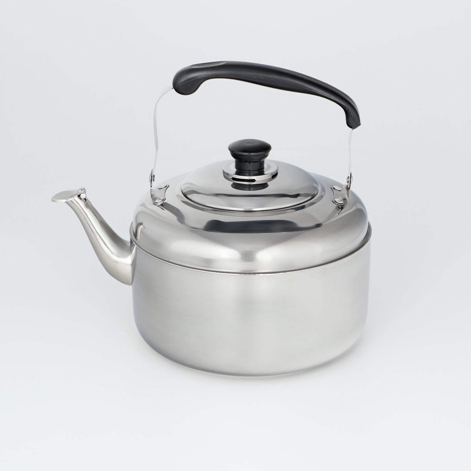 Чайник из нержавеющей стали, 5 л, цвет хромированный