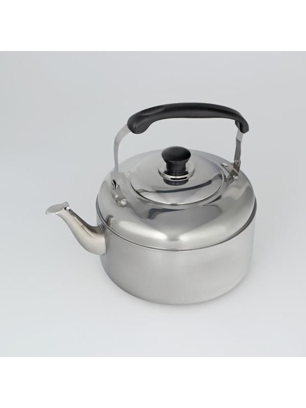 Чайник из нержавеющей стали, 5 л, цвет хромированный