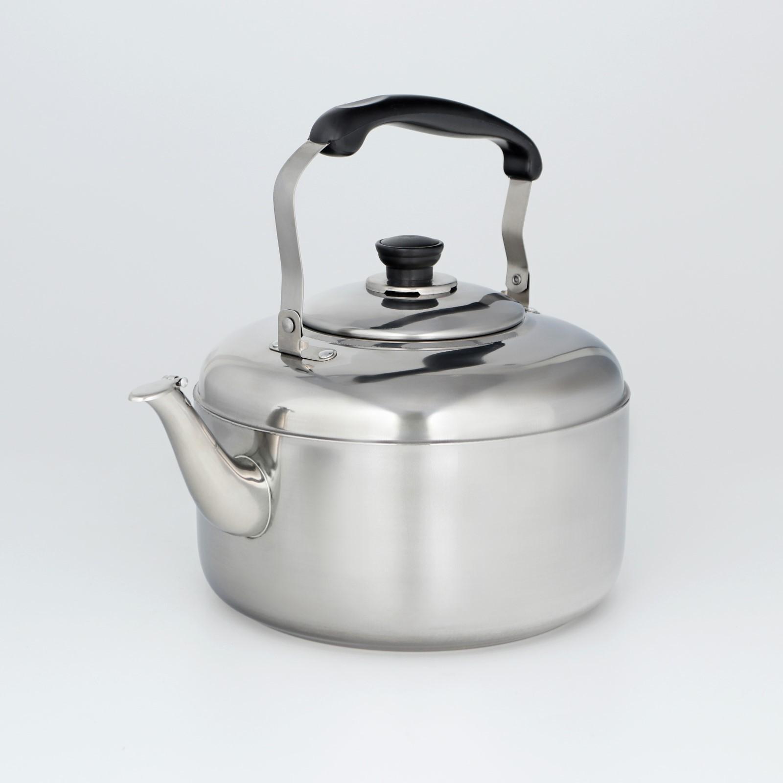 Чайник из нержавеющей стали, 6 л, цвет хромированный