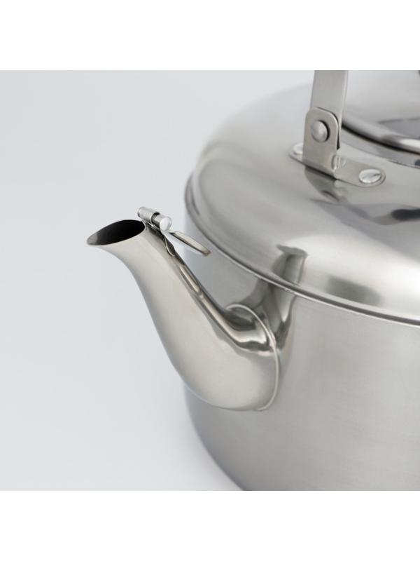 Чайник из нержавеющей стали, 6 л, цвет хромированный