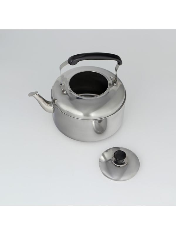 Чайник из нержавеющей стали, 6 л, цвет хромированный