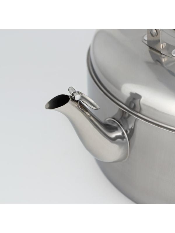 Чайник из нержавеющей стали, 7 л, цвет хромированный