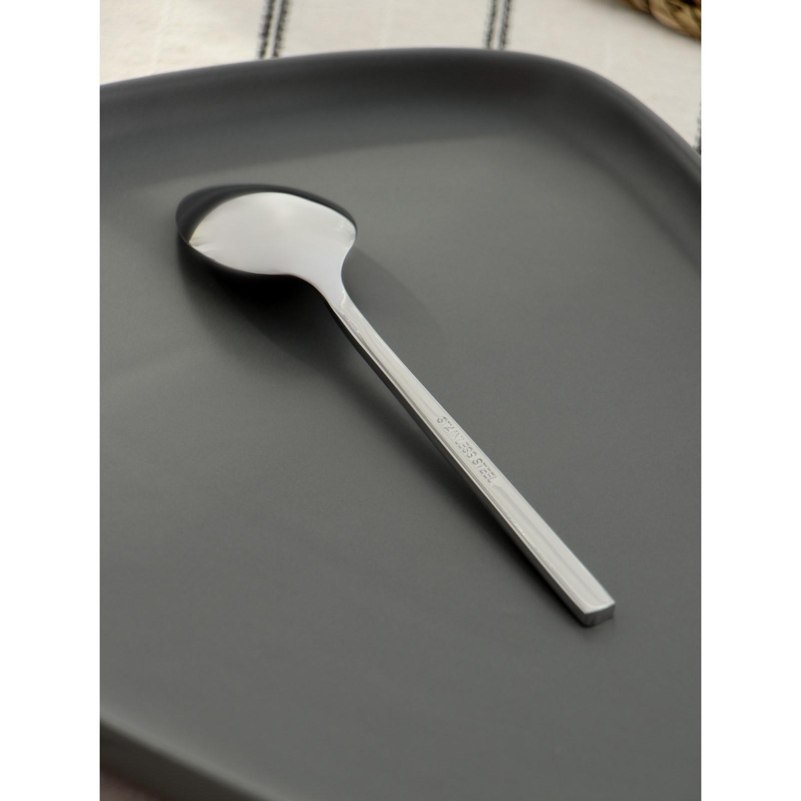 Ложка чайная из нержавеющей стали Magistro Gamburg, h=16 см, толщина 3,5 мм