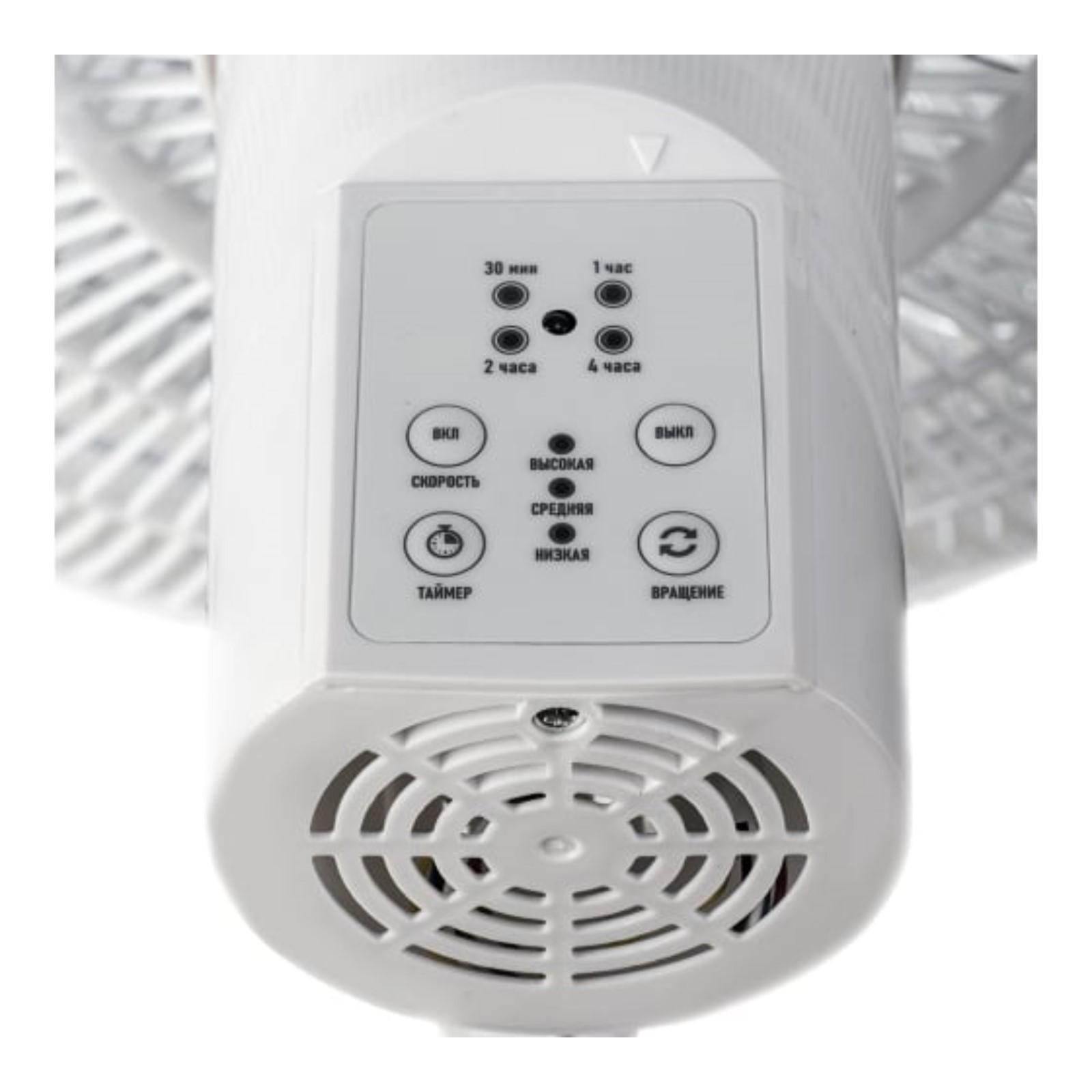 Вентилятор Centek CT-5024 White, напольный, 65 Вт, 44.5 см, 4 скорости, белый