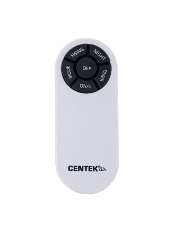 Вентилятор Centek CT-5024 White, напольный, 65 Вт, 44.5 см, 4 скорости, белый